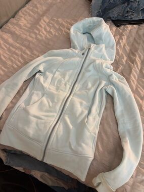 Lululemon Scuba Blue Zip-Up Hoodie